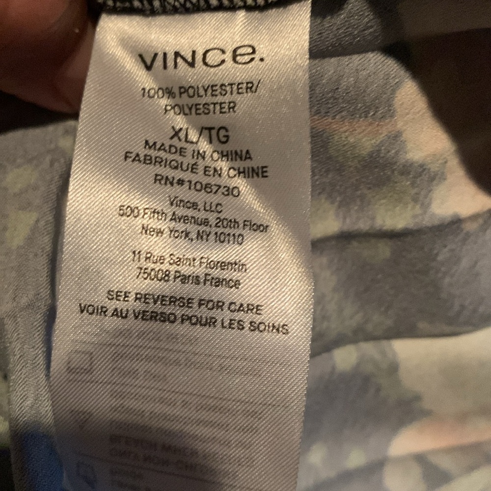 Vince Orchid Vine Long Sleeve
Micropleat Midi Dress Multicolor Floral - Picture 5 of 10